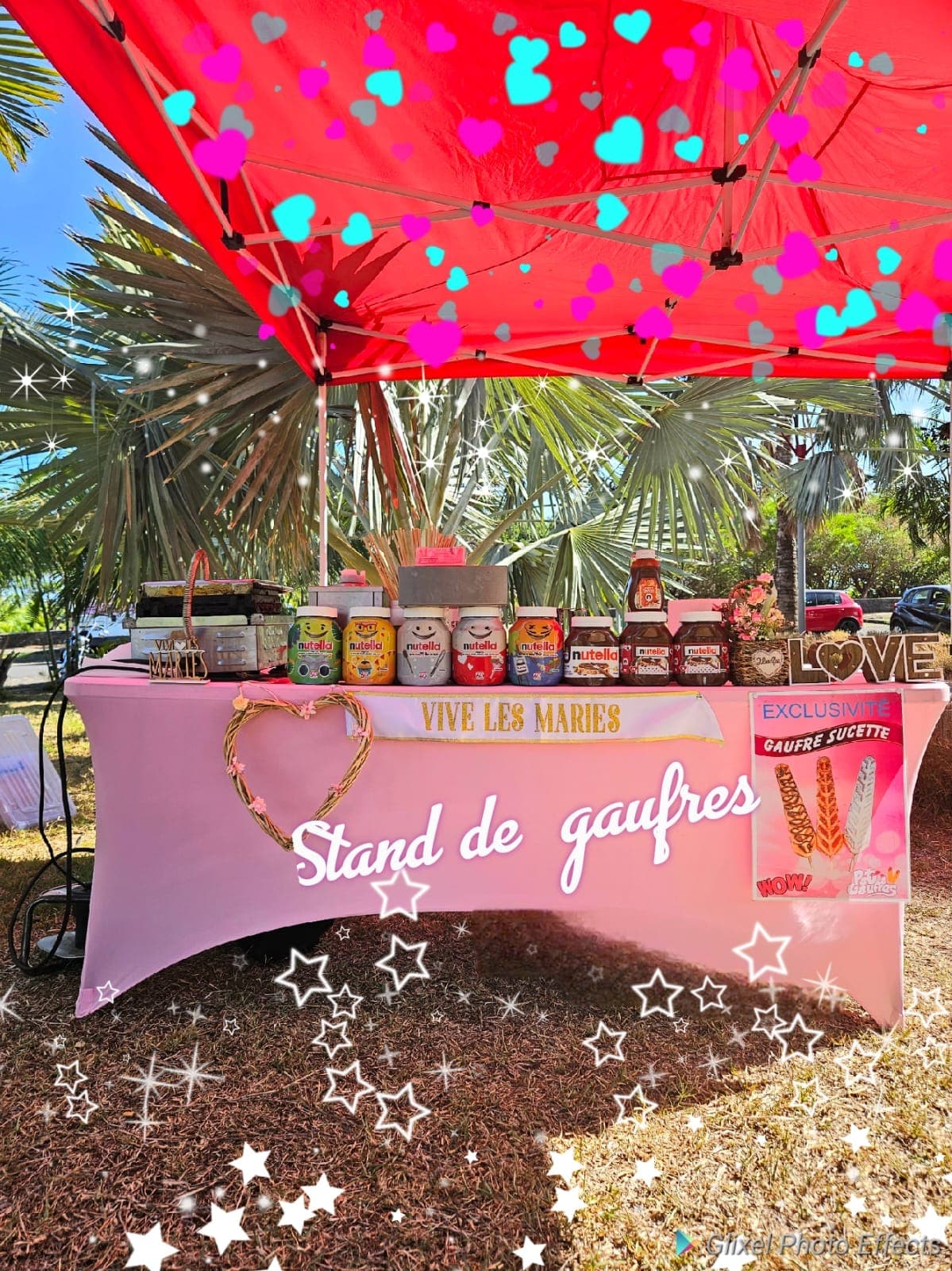 Stand Pat à Gaufres pour mariages